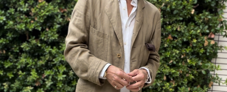 Summer Relaxed Jacket style without tie