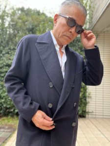 大人のピーコート Classic italian mens pea coat