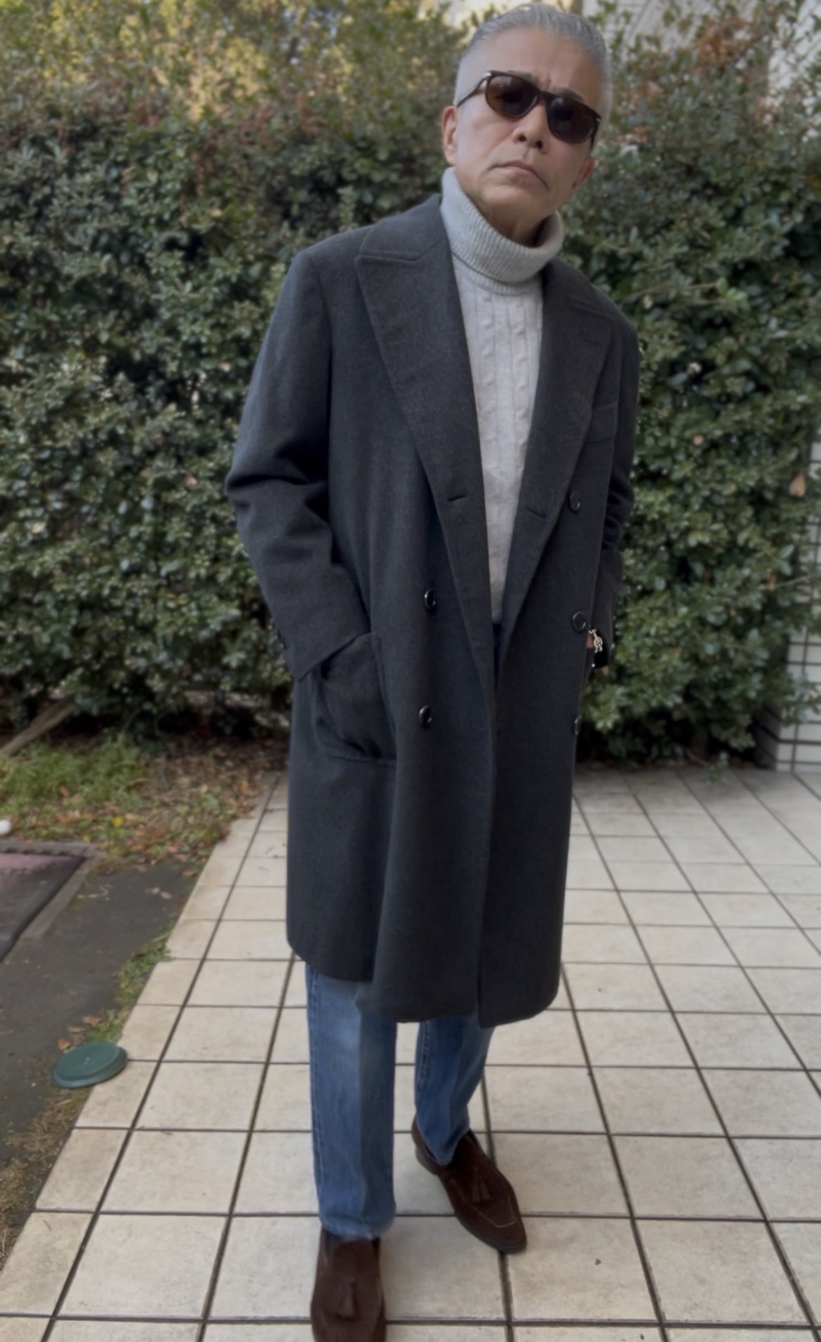 Sporty style with Polo coat